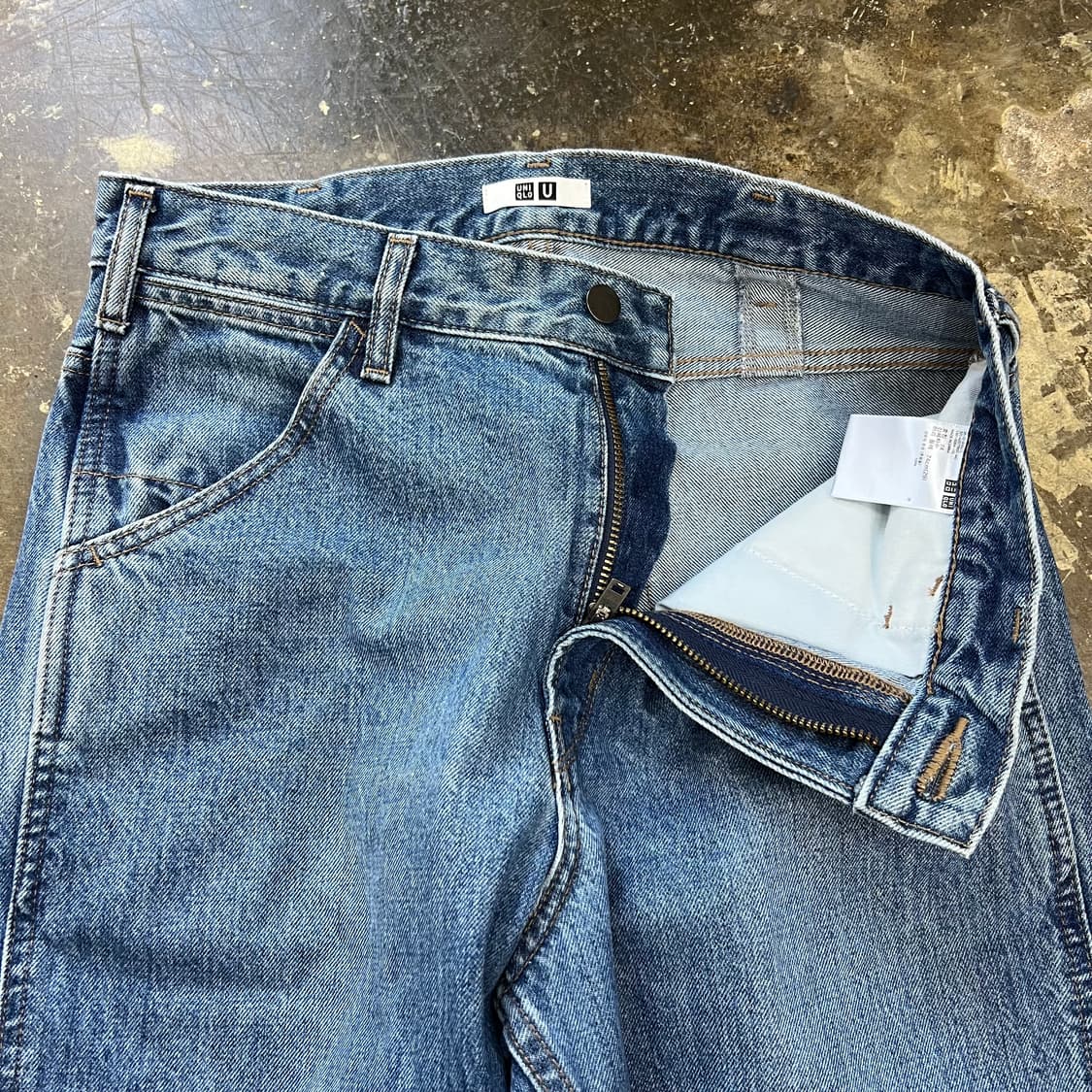 29) 유니클로 X 르메르 청바지 유니클로U 데님팬츠 상품이미지3