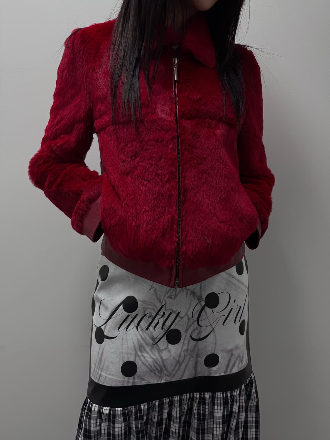 VTG RABBIT FUR JACKET 상품이미지2