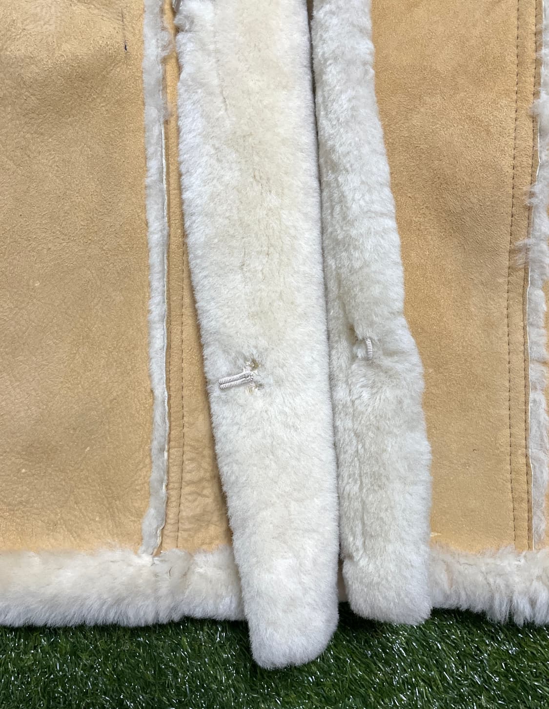 빈티지 양가죽 리버서블 양모 베스트 상품이미지2