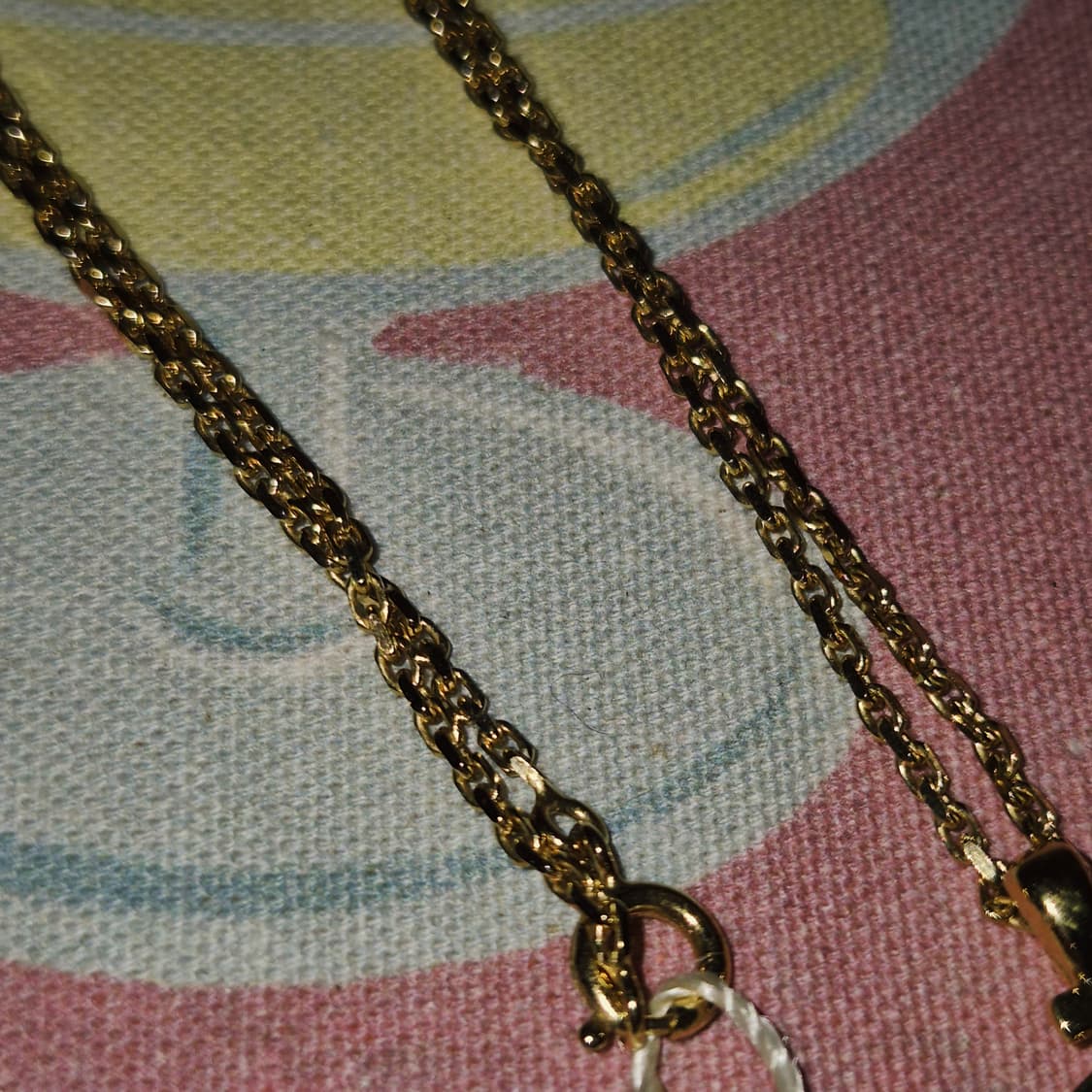 90s 꾸레쥬 로고 하프 뮤직 목걸이 상품이미지9