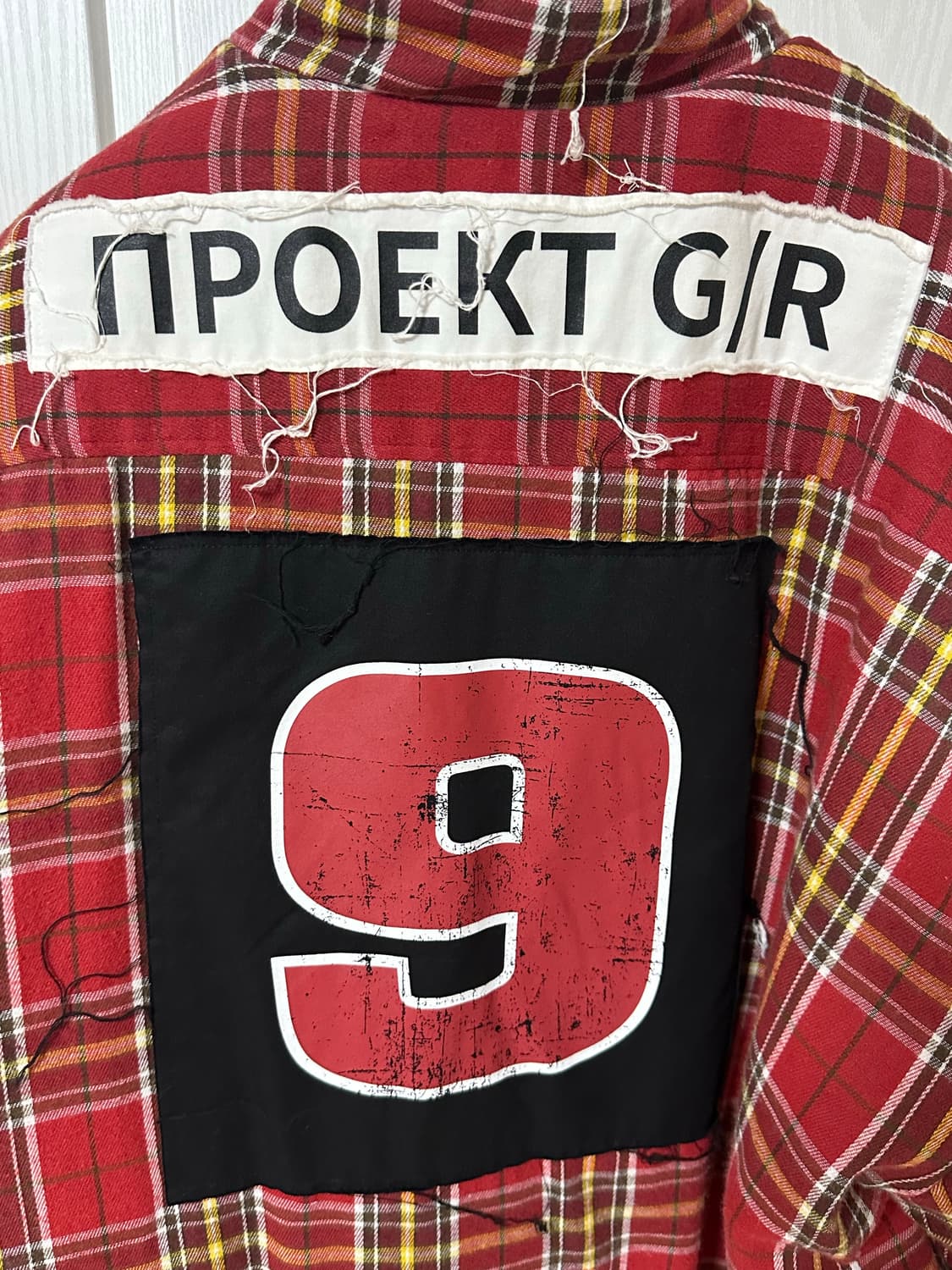 [1] 프로젝트gr 패디드 체크 셔츠  상품이미지3