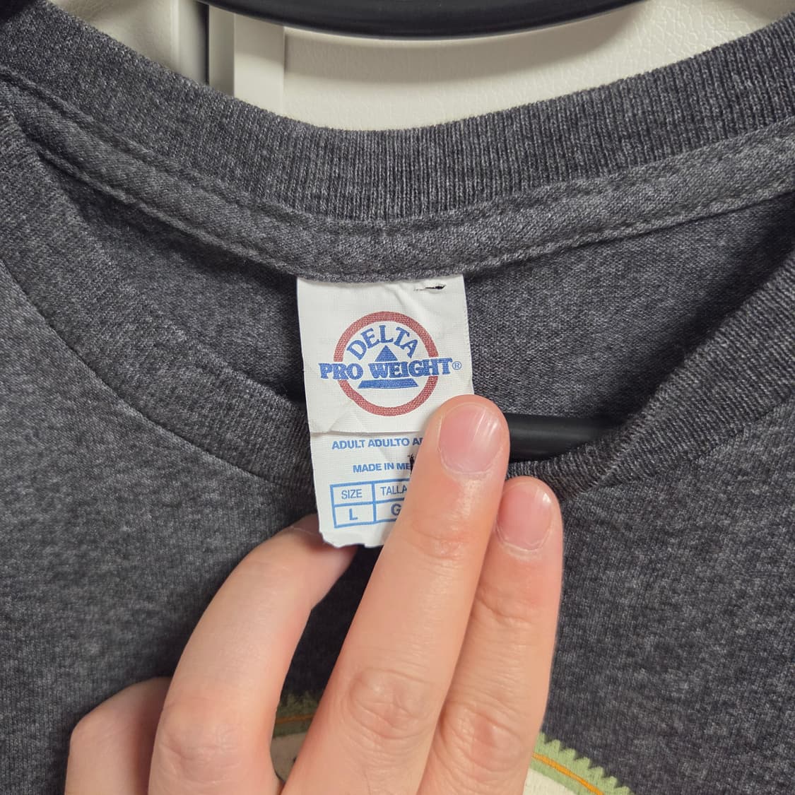 멕시코제 Delta 빈티지 반팔 티셔츠 L(100) 상품이미지3