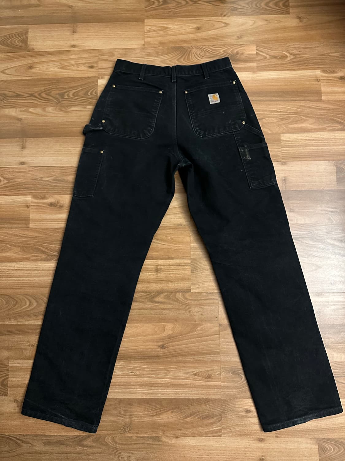 빈티지 칼하트 더블니 b01 블랙 상품이미지3