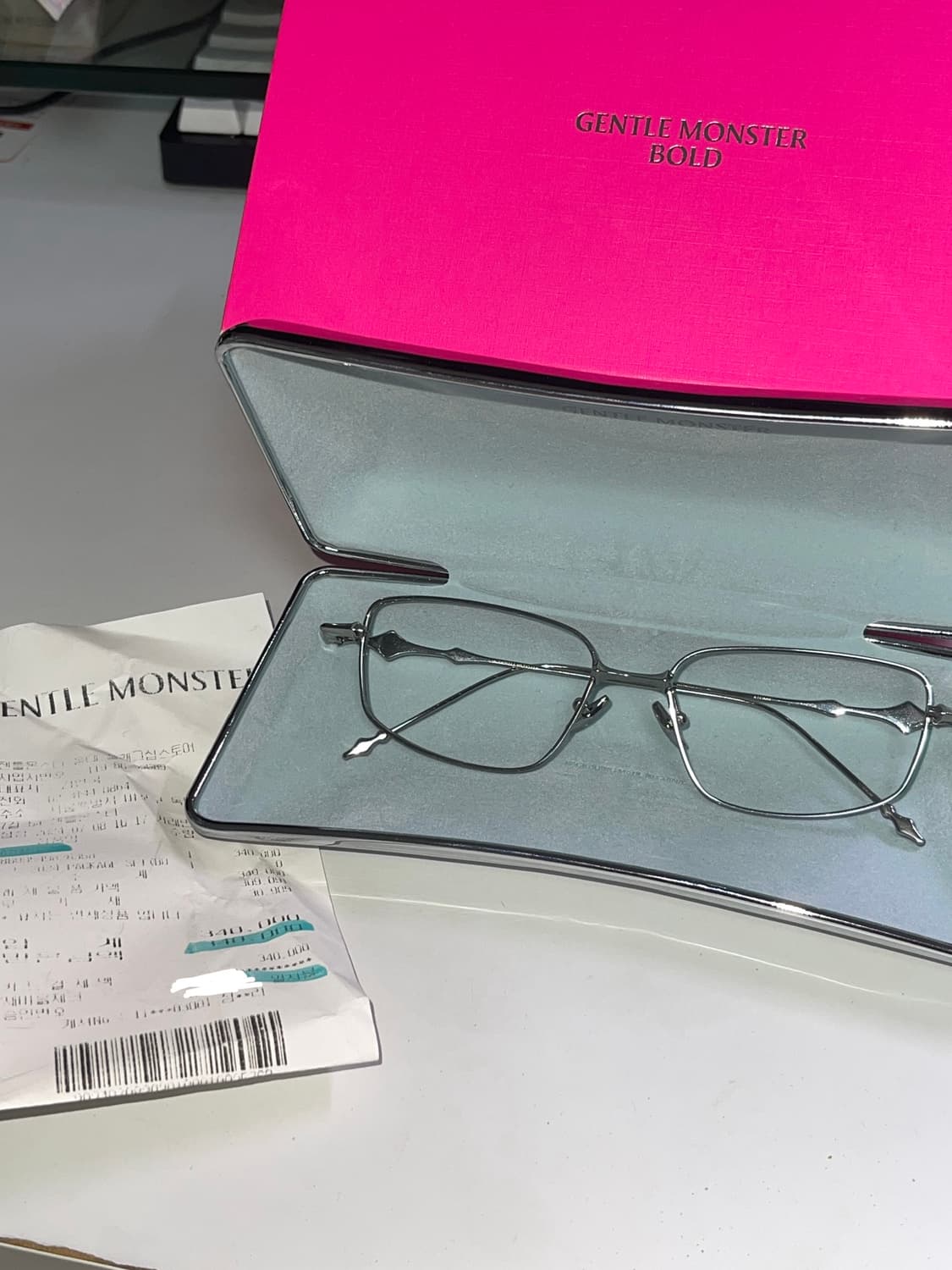 젠틀몬스터 아토믹 02 - 실버 (박스, 영수증, 안경집 포함) 상품이미지1