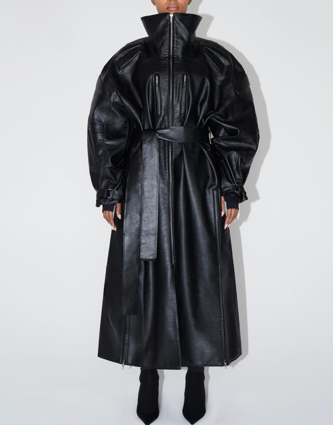 Khy X NAMILIA Faux Leather Coat 상품이미지1