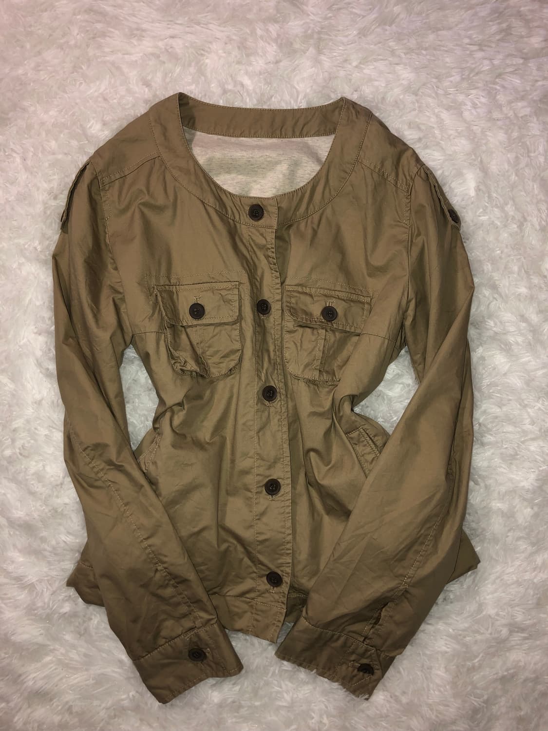 brown round outer 상품이미지1