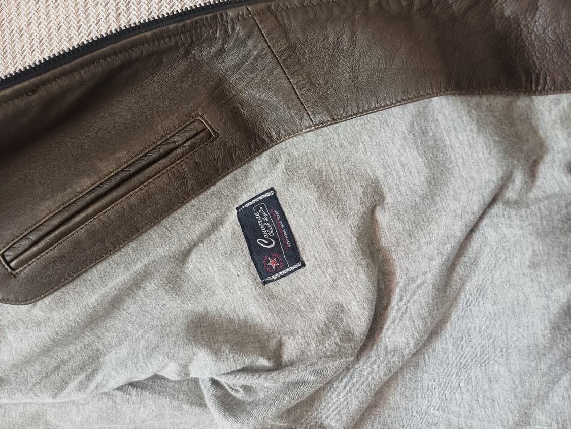 [희귀/L] 컨버스 x 존 바바토스 아카이브 빈티지 양가죽 라이더 자켓 상품이미지6