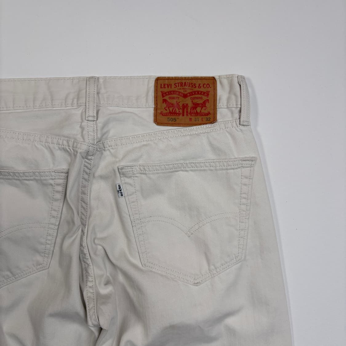 [31x32] 10s Levi’s 505 ivory pants 상품이미지7