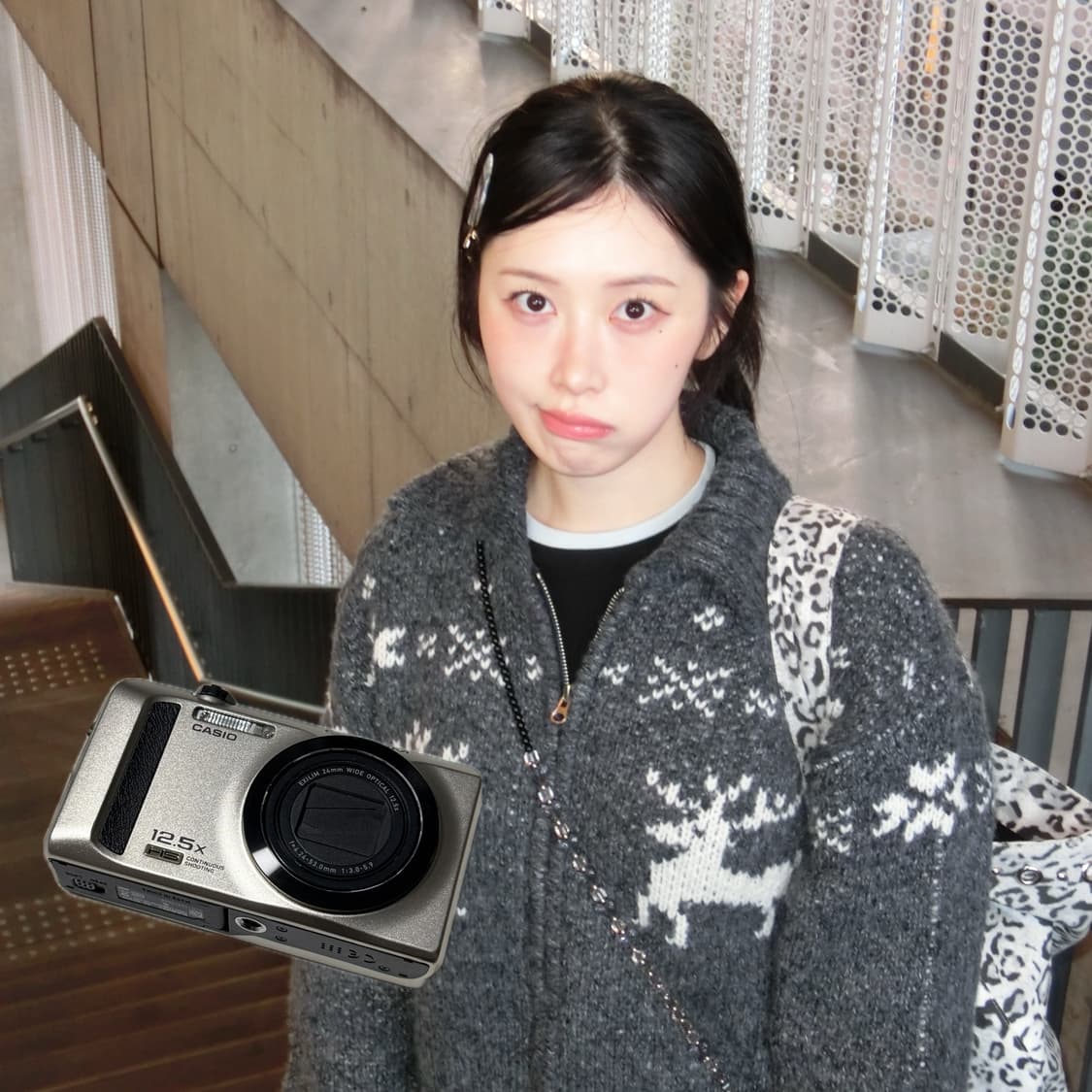 예쁜 핑크 빛 쿨톤 디카 카시오 엑슬림 ex-zr300 작례o 상품이미지1