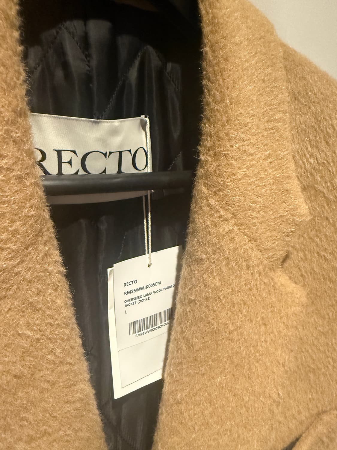 렉토 Lecto LAMA WOOL PADDED JACKET (새상 상품이미지7