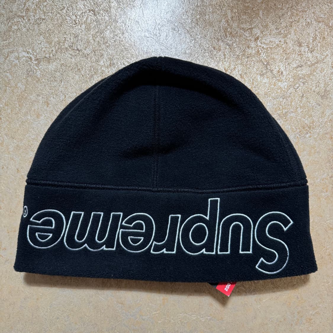 슈프림 폴라텍 비니 블랙 상품이미지2