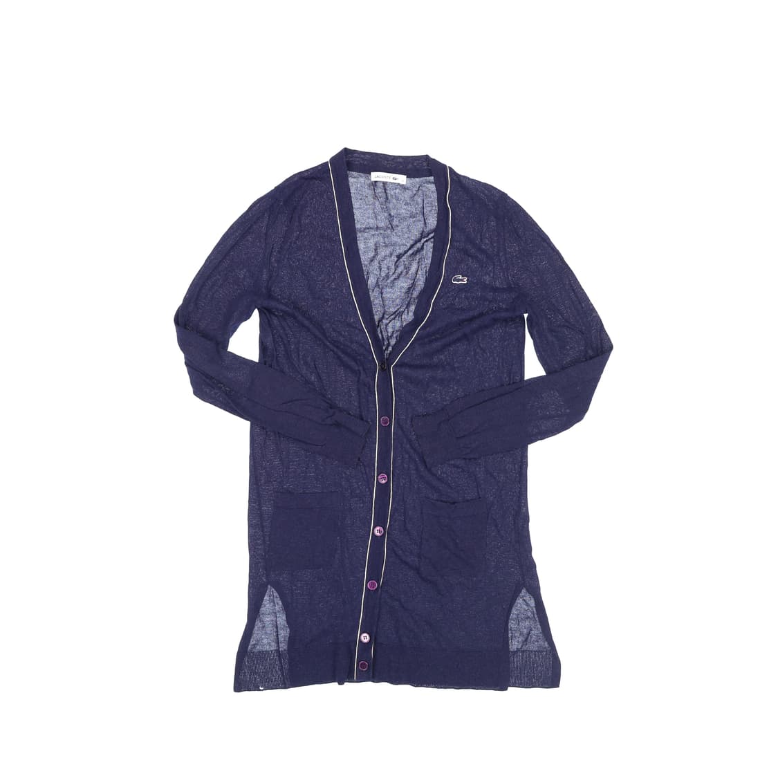 [36] 라코스테 여성 롱 가디건 1230H1 상품이미지1