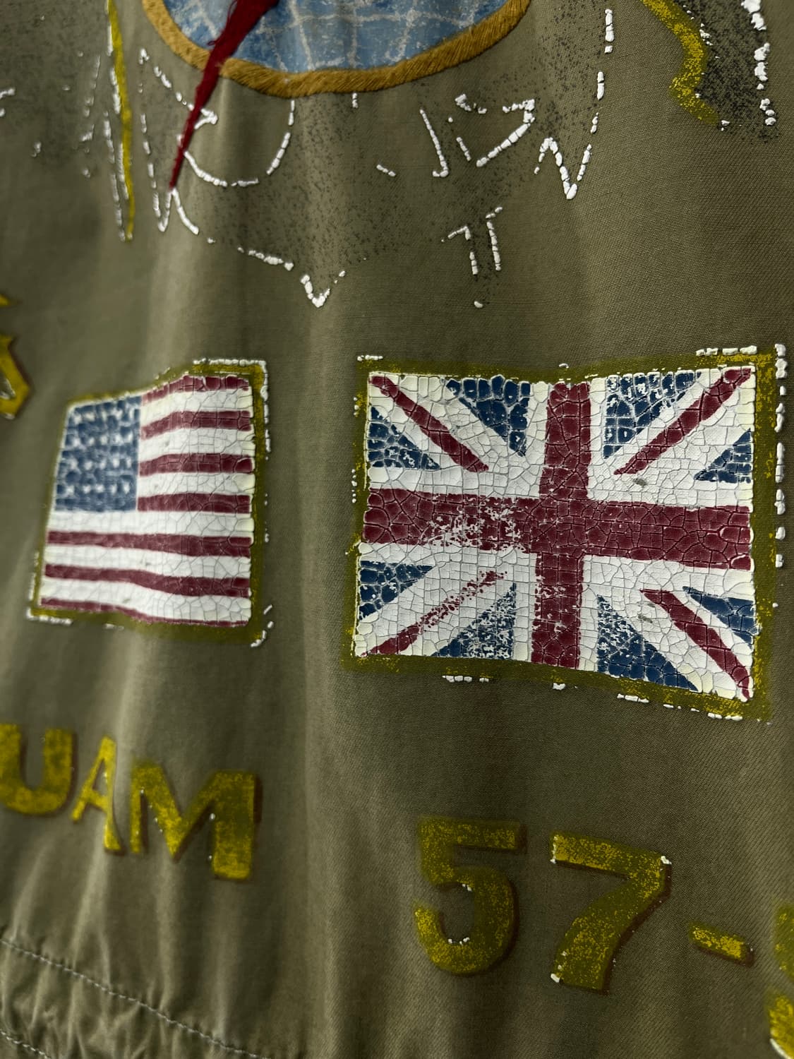 폴로 랄프로렌 5함대 괌탈환 M43 밀리터리 썬페이딩 필드 자켓 M 상품이미지9