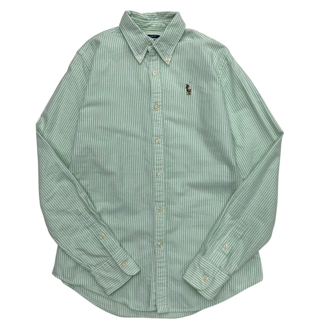 폴로 랄프로렌 옥스포드 그린 단가라 셔츠 0 상품이미지2