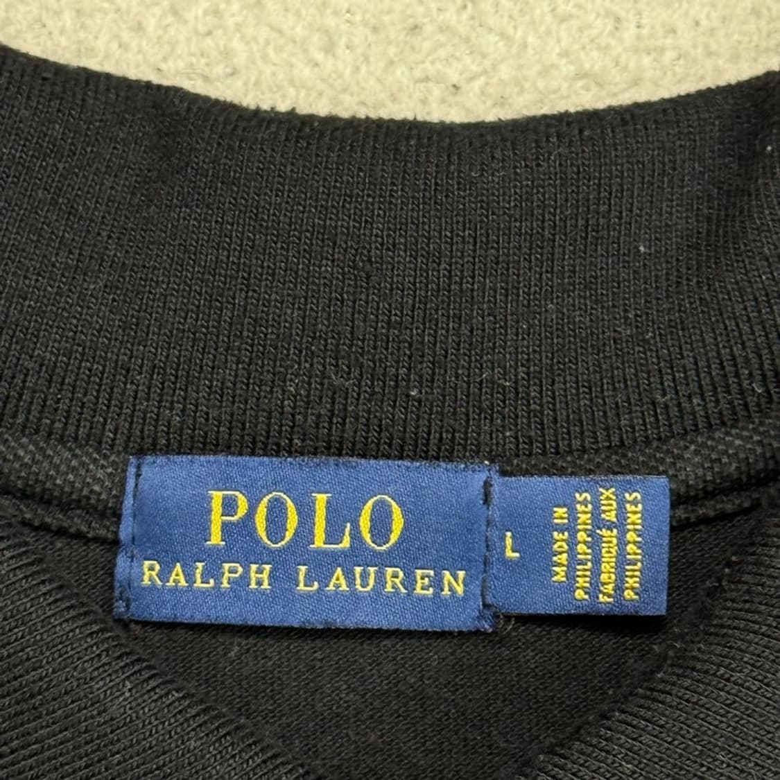 RALPH LAUREN PK 반팔티 블랙 L 상품이미지5