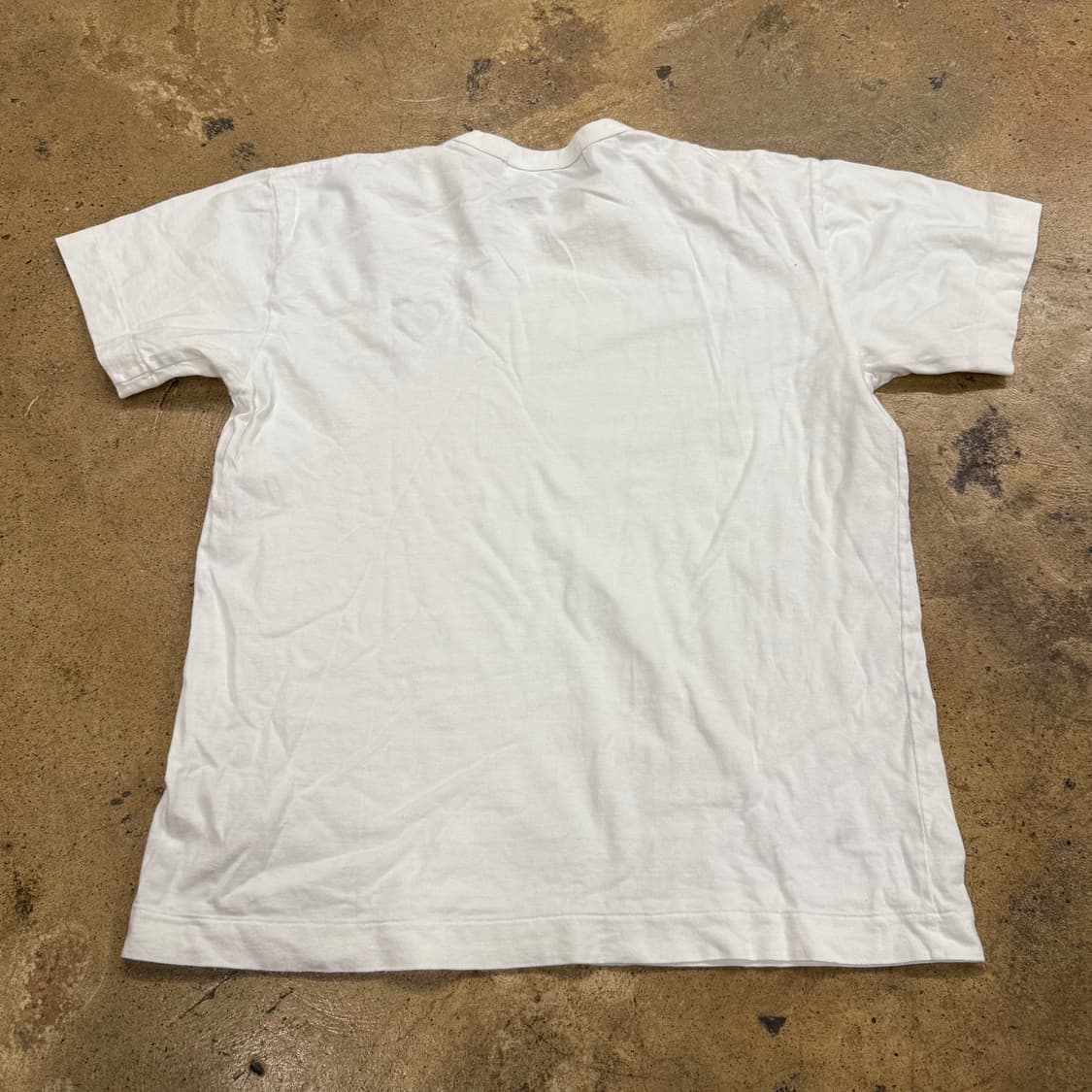 꼼데가르송 화이트 로즈골드 하트 와펜 반팔 티 상품이미지3