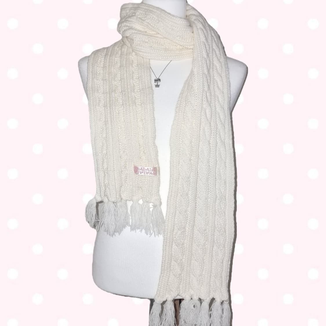 (초희귀) tralala 트랄라라 니트 머플러 히메갸루 목도리 리즈리사계 상품이미지4