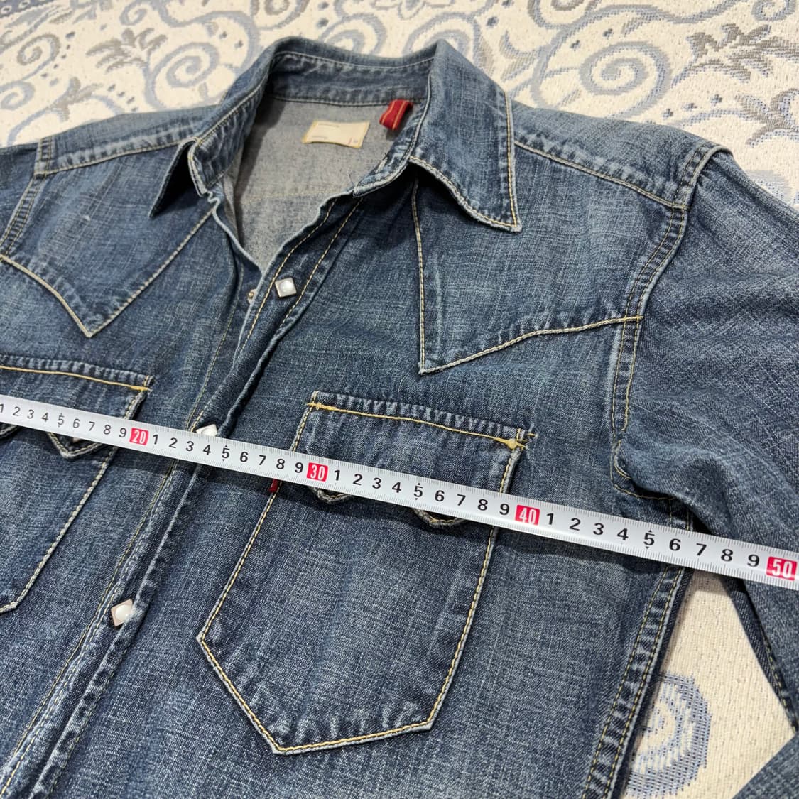 Levi’s Red Tab Western Denim Shirt / M 상품이미지4