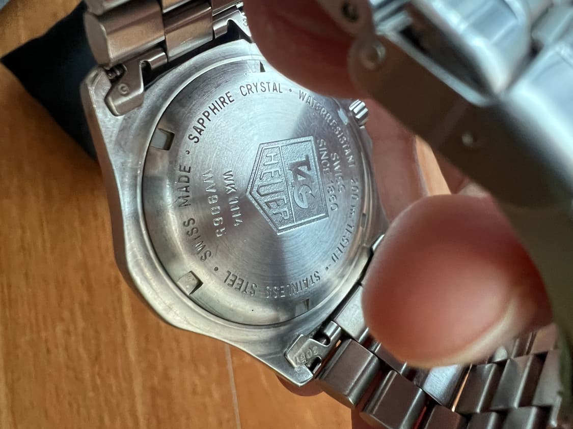 극레어 태그호이어 프로페셔널 38mm 적판 wk1114 상품이미지8