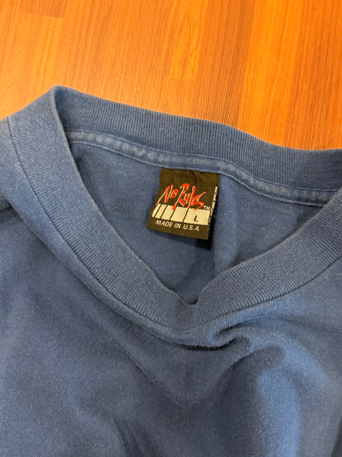 90s No Rules SkateBoard 페이딩 올드 티셔츠 (USA) 상품이미지9