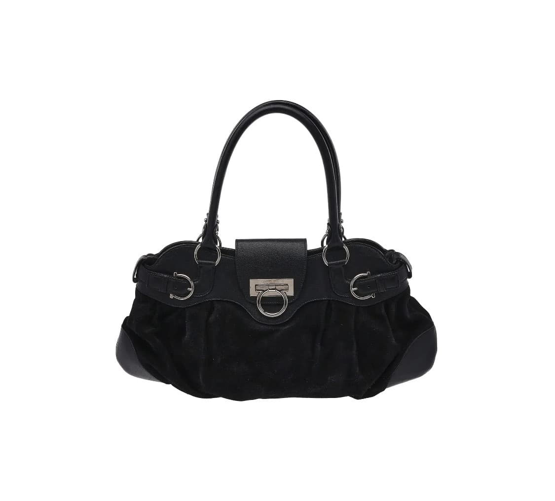 [A급] 페라가모 스웨이드 간치니 숄더백 판매합니다!!! 상품이미지1