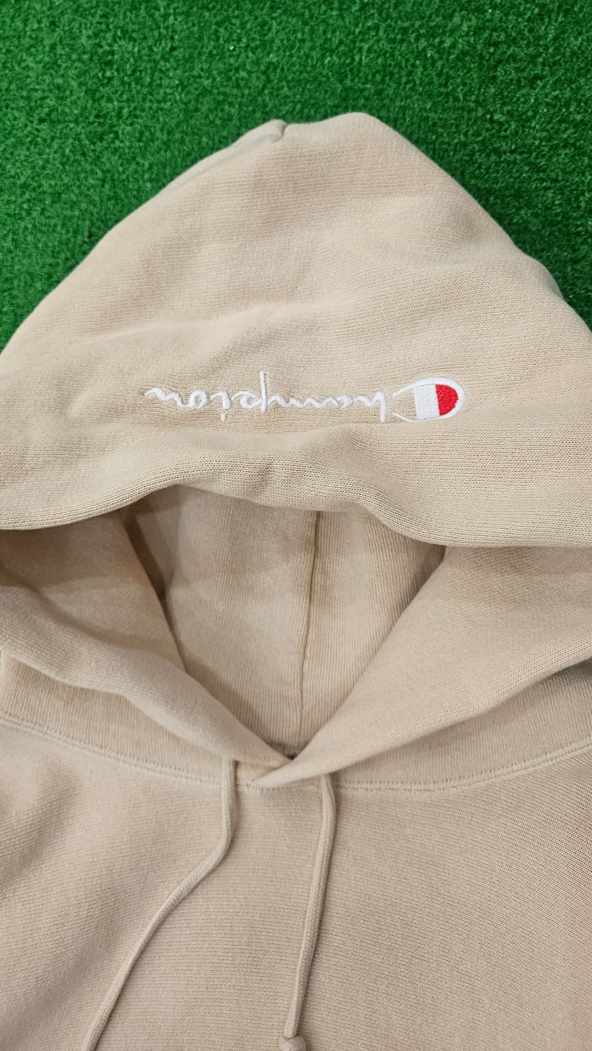 챔피온 리버스위브 후드티 아이보리 상품이미지3