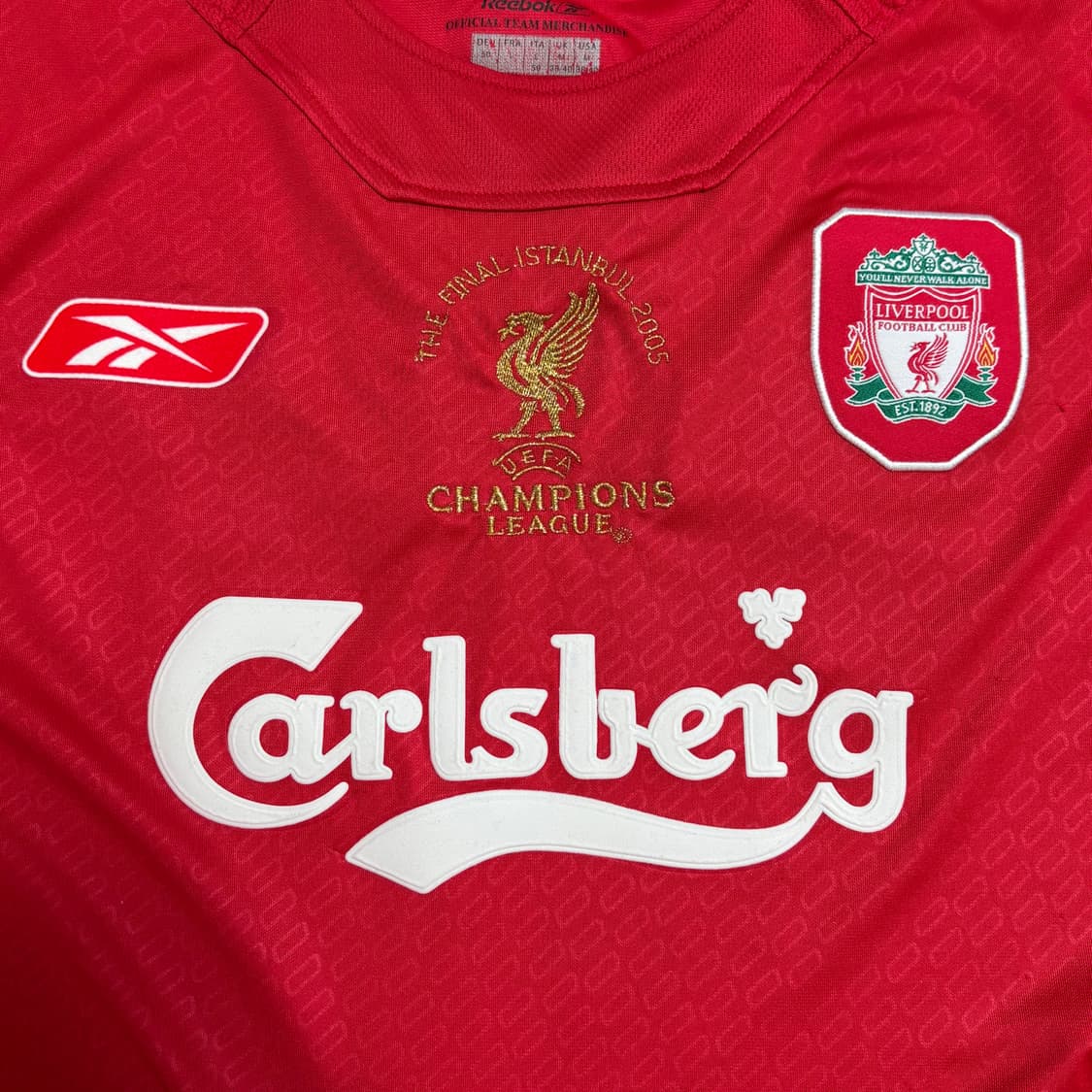 리복 04 06 리버풀 홈 제라드 챔스 결승 유니폼 상품이미지3