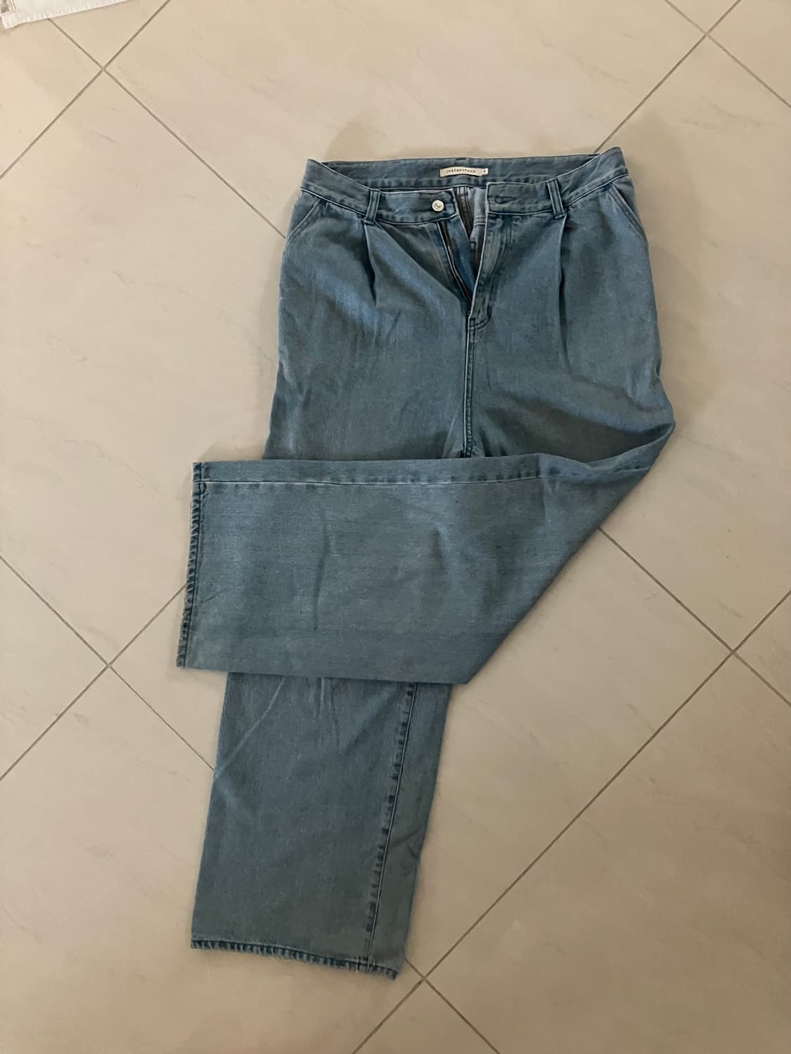 인스턴트펑크 와이드 데님 상품이미지2