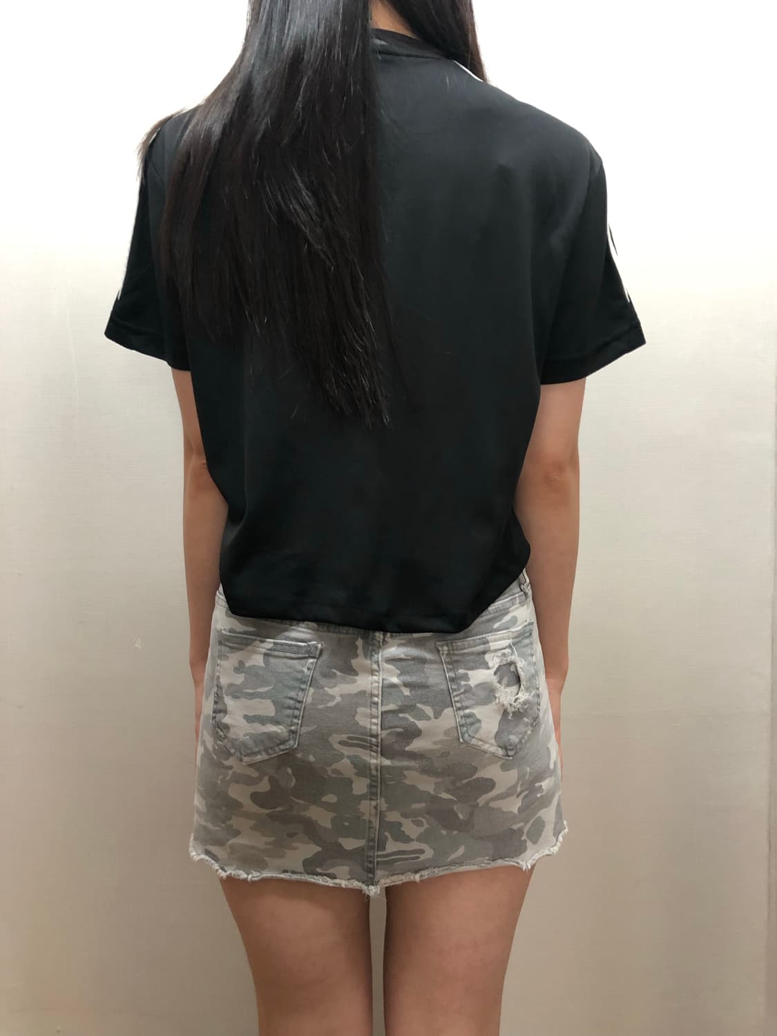 빈티지 아디다스 블랙 크롭 티셔츠 상품이미지10