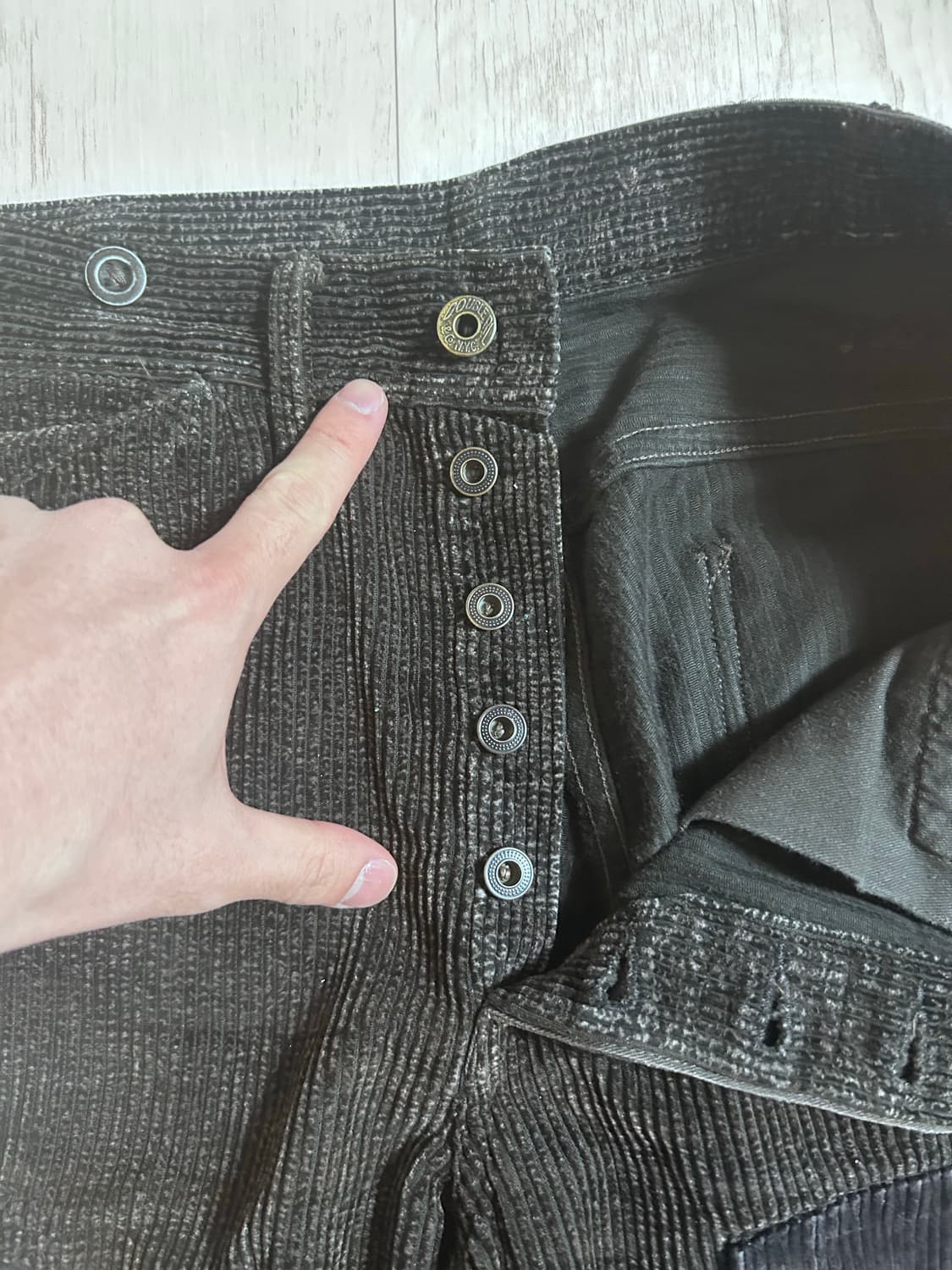 RRL 빈티지 파이브 포켓 핏 코듀로이 패치워크 팬츠 29x30 상품이미지3