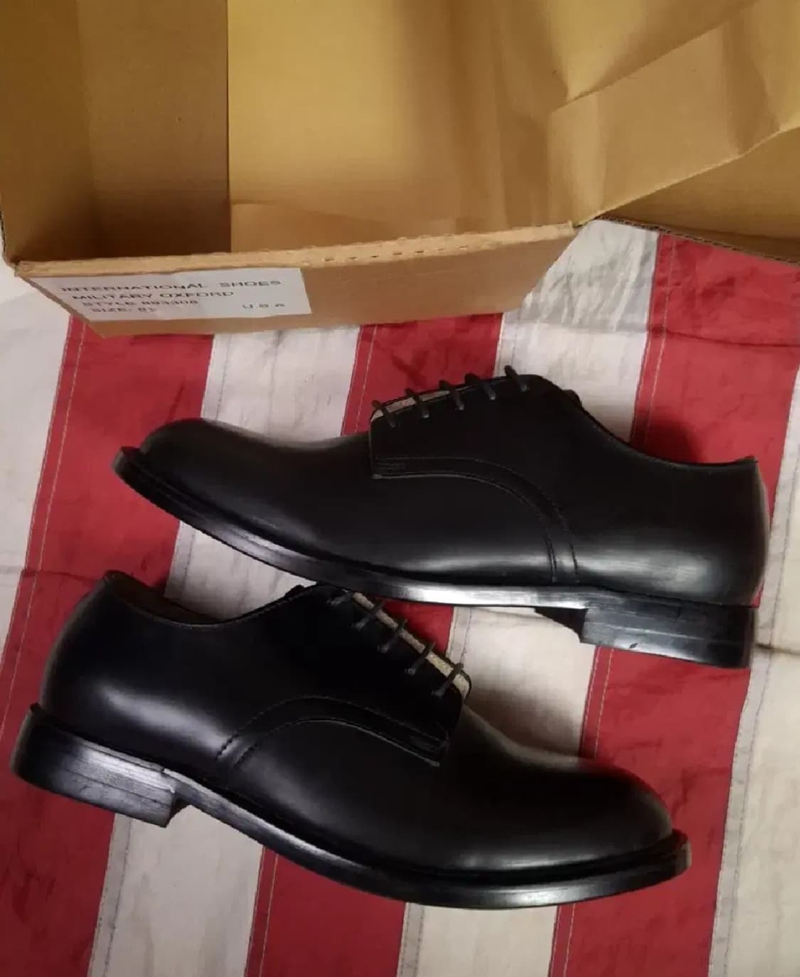 박스 새제품 오리지날 미해군 85's 지급용 옥스포드 단화 상품이미지4