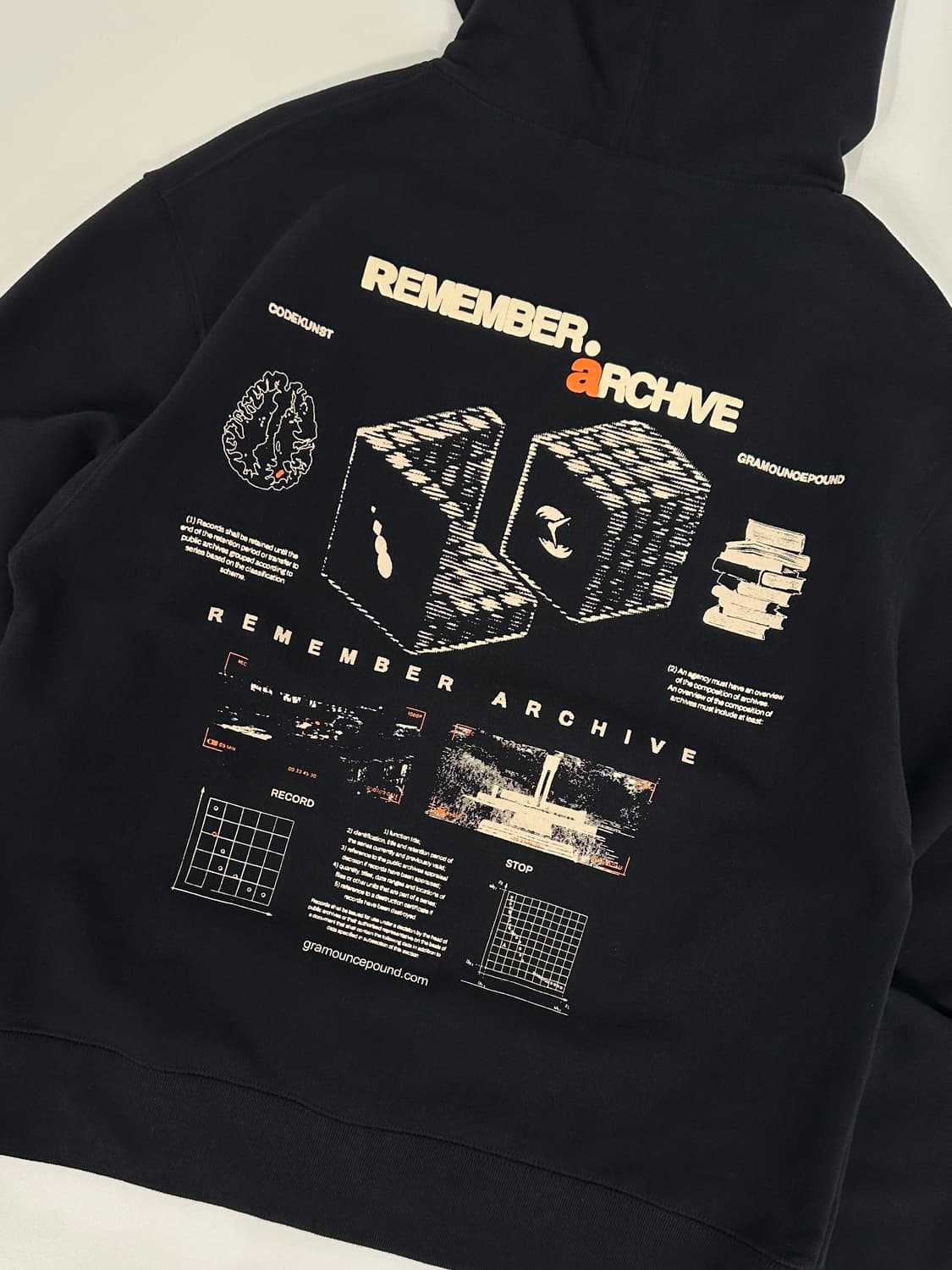 GRAM OUNCE POUND x 코드쿤스트 RA 후드 (s) 상품이미지7