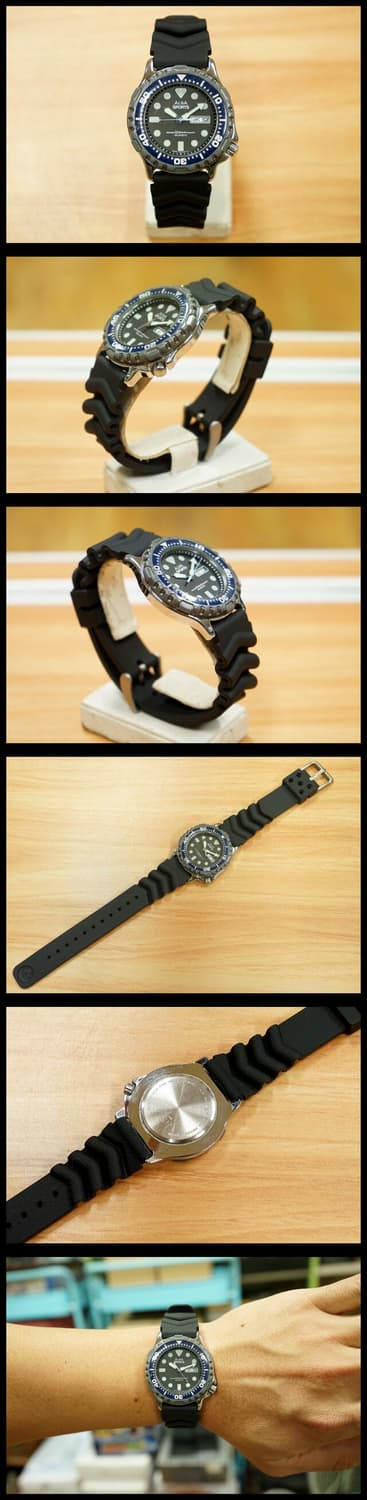 90s 세이코 알바 스포츠 100m 다이버 쿼츠 시계 상품이미지2