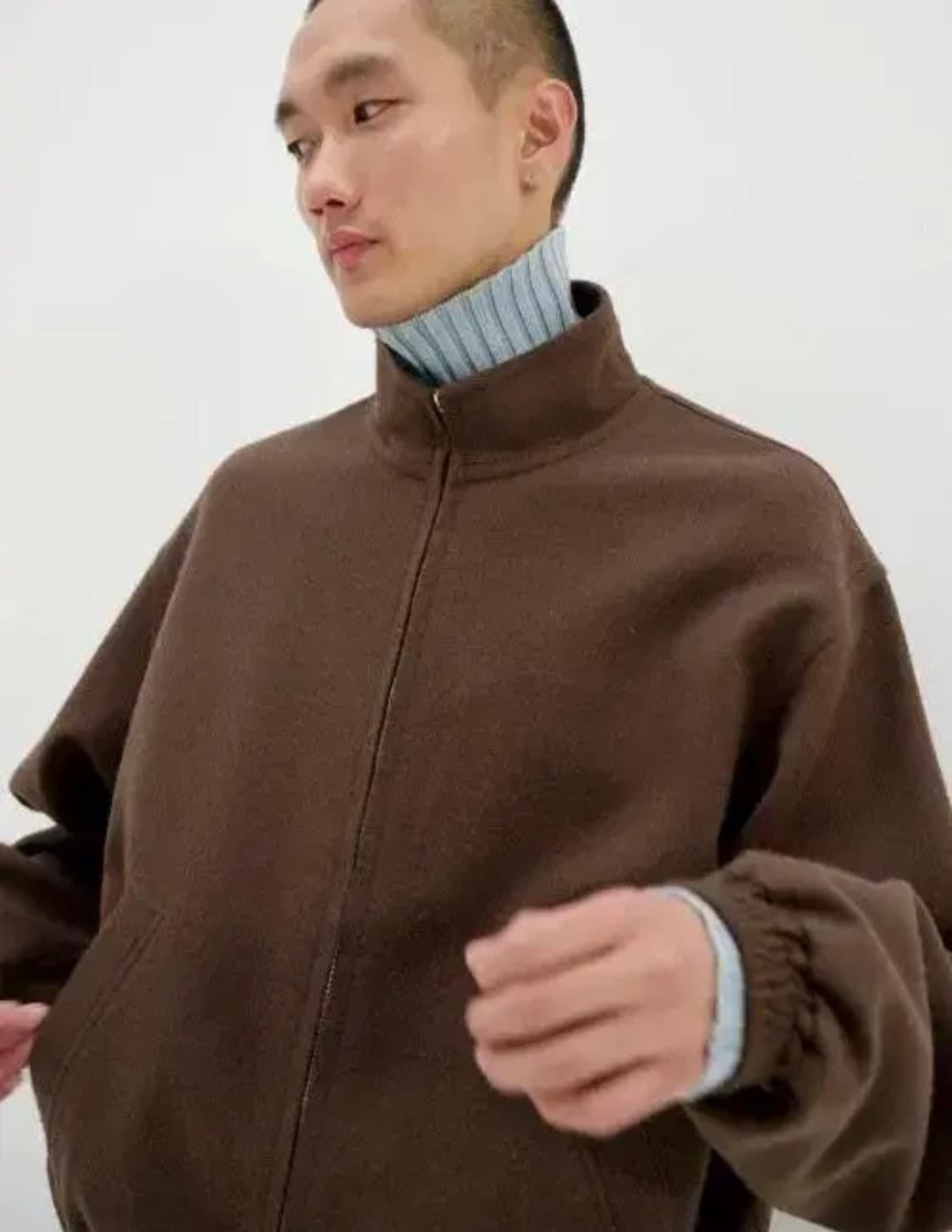 오라리 카멜 블루종 23fw 5사이즈 Baby Camel jaket 상품이미지1