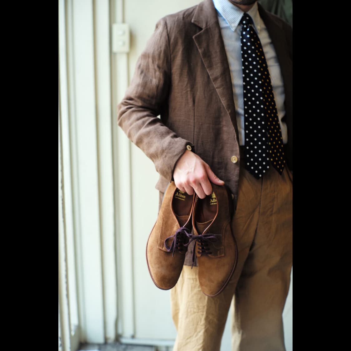 알든 53504 7D 스너프 스웨이드 모디파이드 라스트 플레인토 더비 상품이미지2