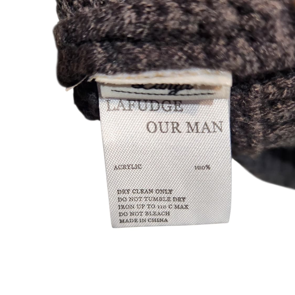 라퍼지아워맨 투톤 니트 집업 가디건 LAFUDGE OUR MAN 상품이미지3