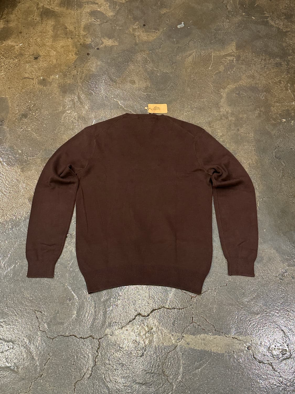 폴로 랄프로렌 초콜릿브라운 브이넥 니트 S 상품이미지2