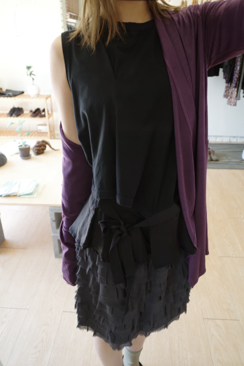 purple cardigan 상품이미지5