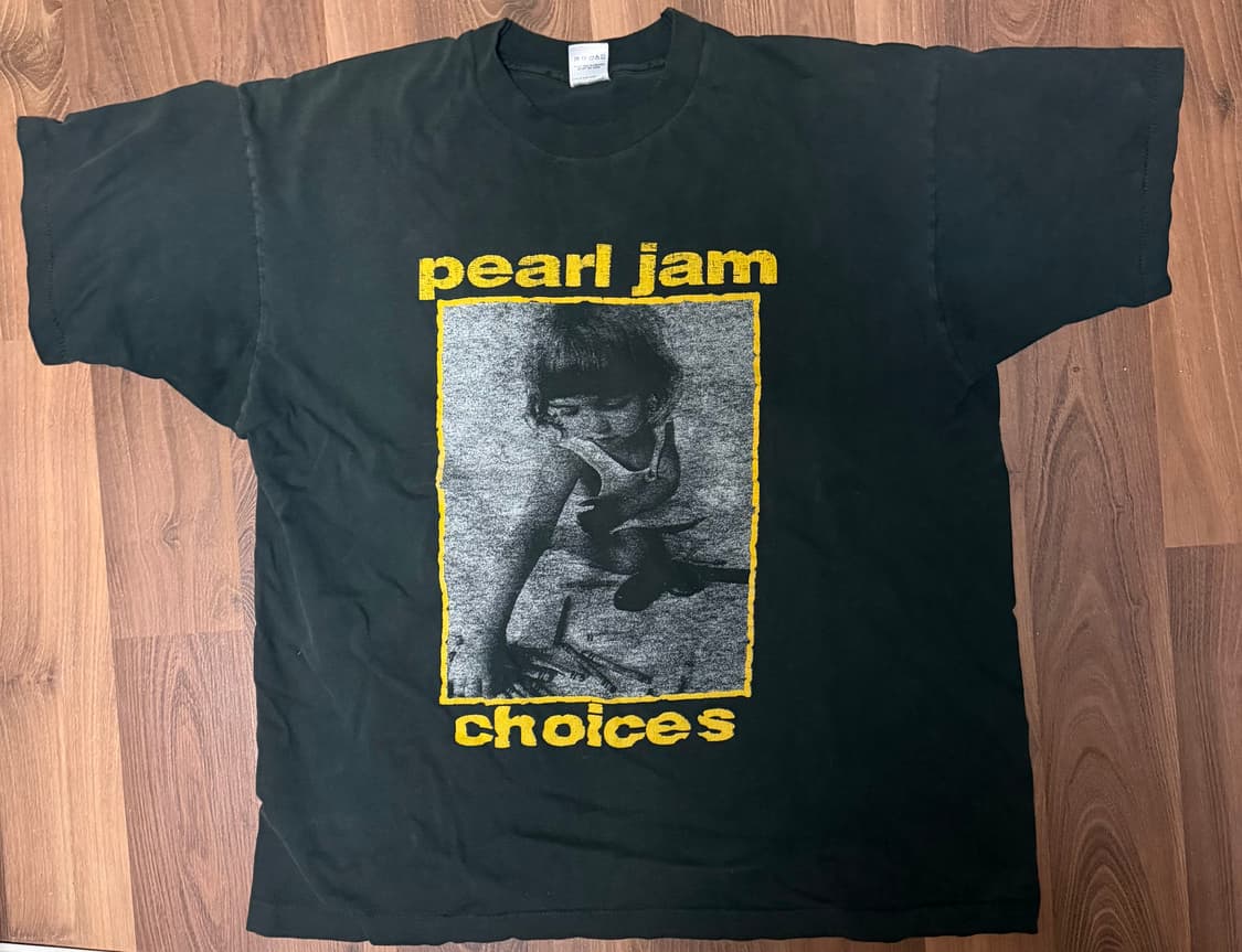 90s 펄잼 choices 밴드티 XL 상품이미지1