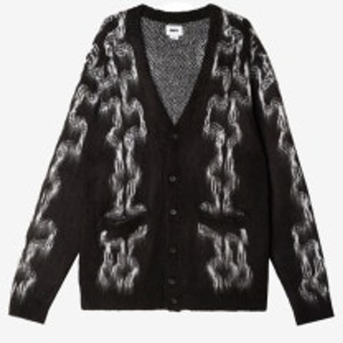 오베이 템플 가디건 블랙 XL 상품이미지1