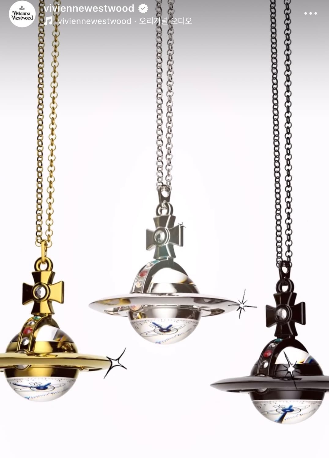 비비안웨스트우드 orb 목걸이 시계 상품이미지1