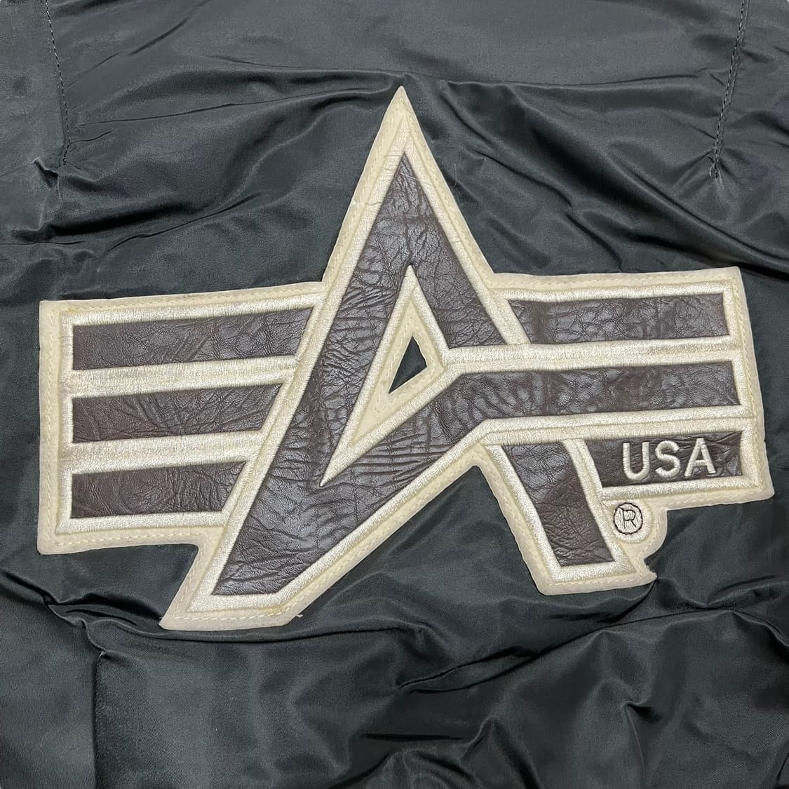알파인더스트리 90s USA 빅로고 MA-1 항공 점퍼 상품이미지6