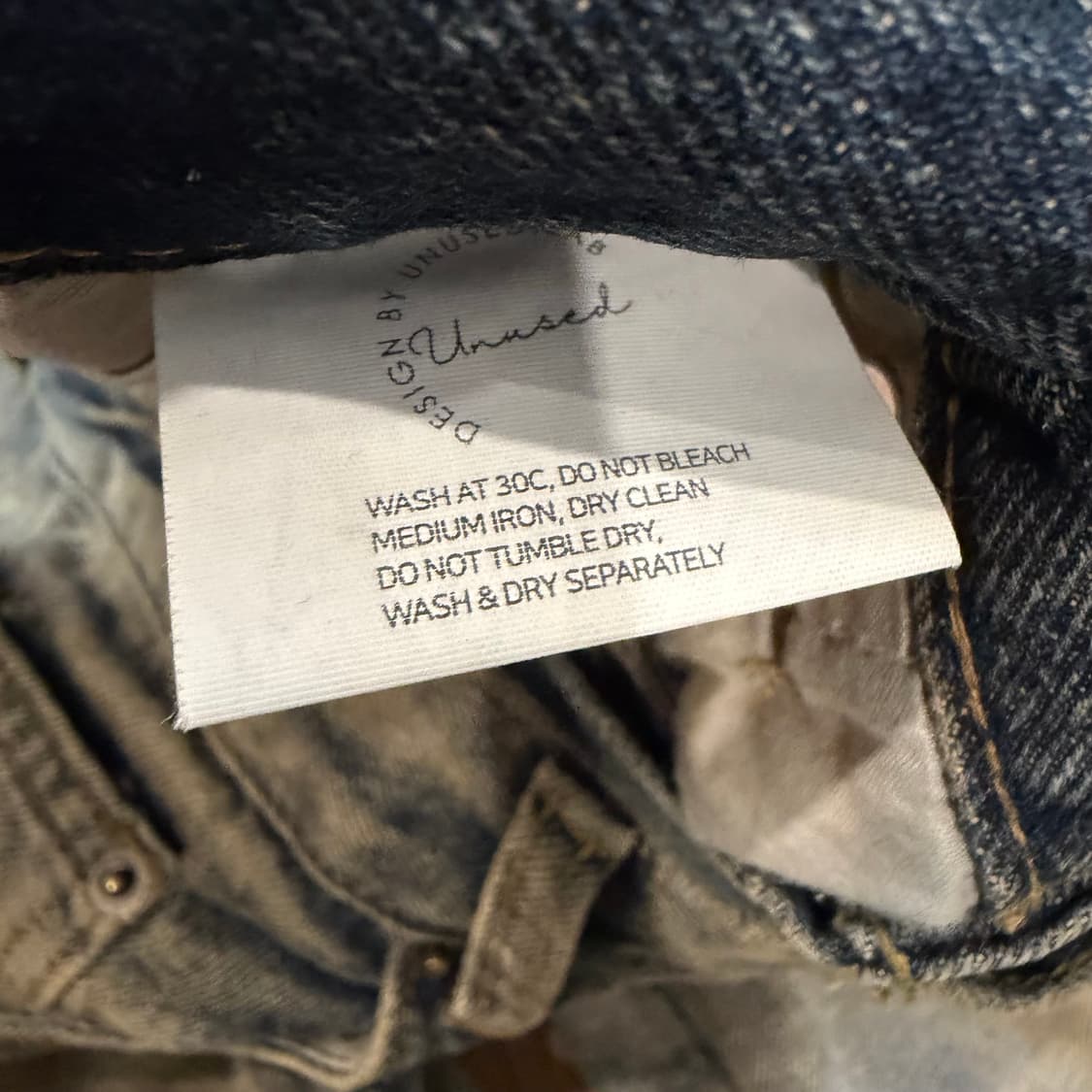 UNUSED.LAB 멀티카고 데님팬츠 상품이미지5