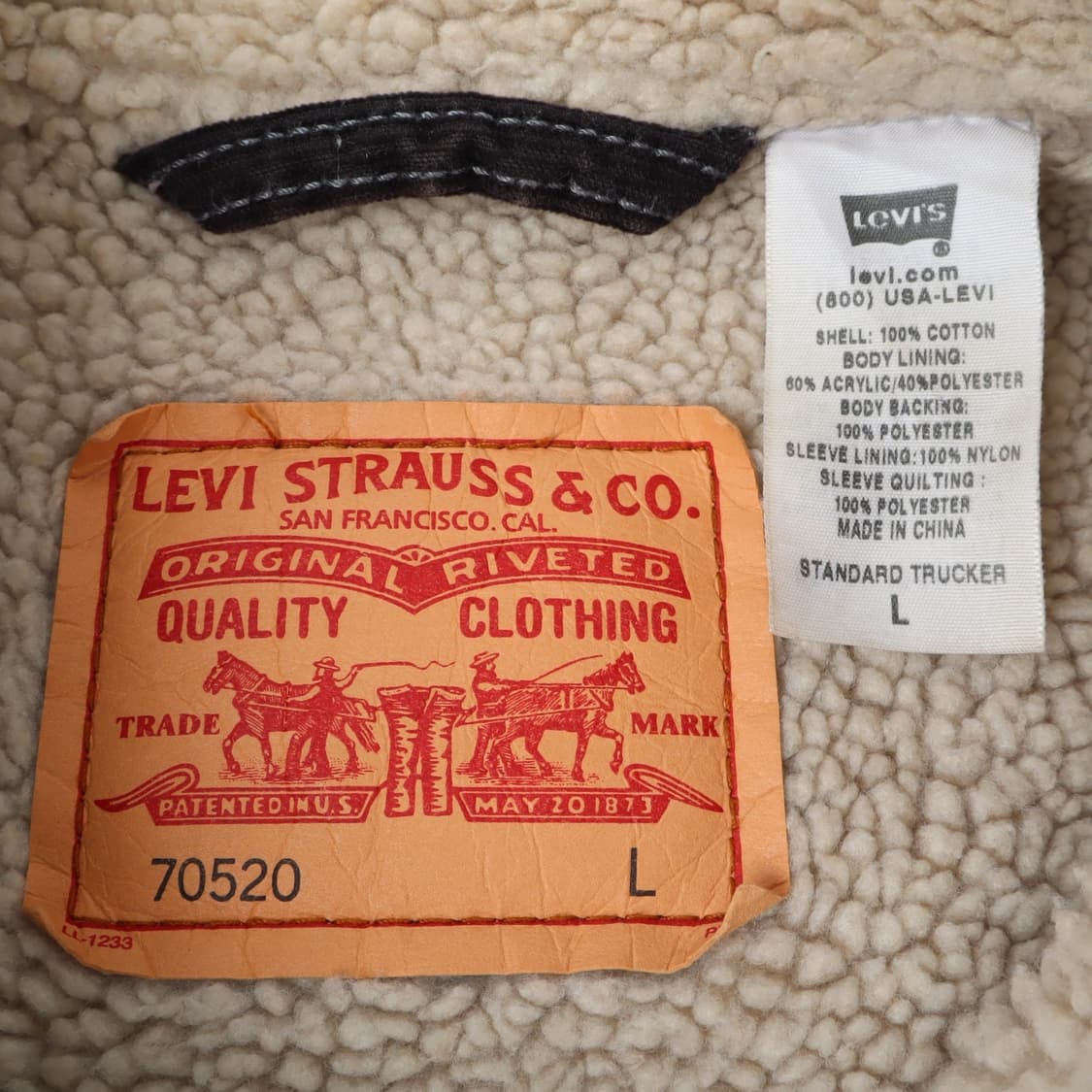 리바이스 코듀로이 쉐르파 트러커 자켓 상품이미지8
