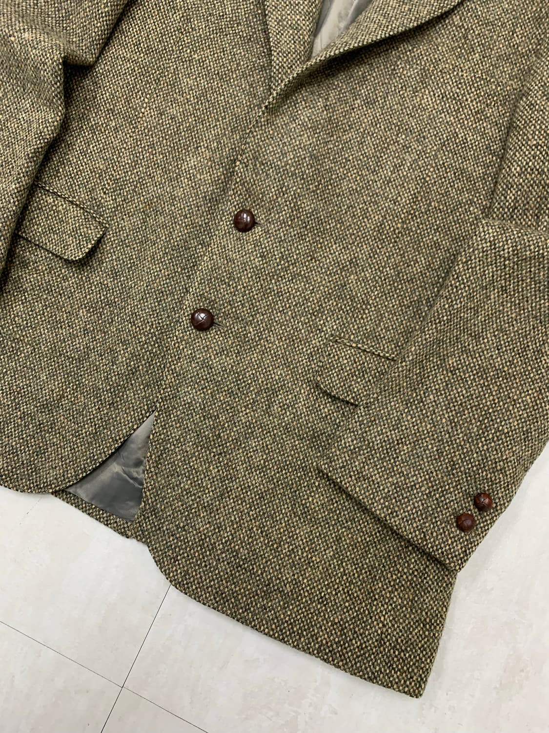 Harris tweed 체크 블레이저 #282 상품이미지3