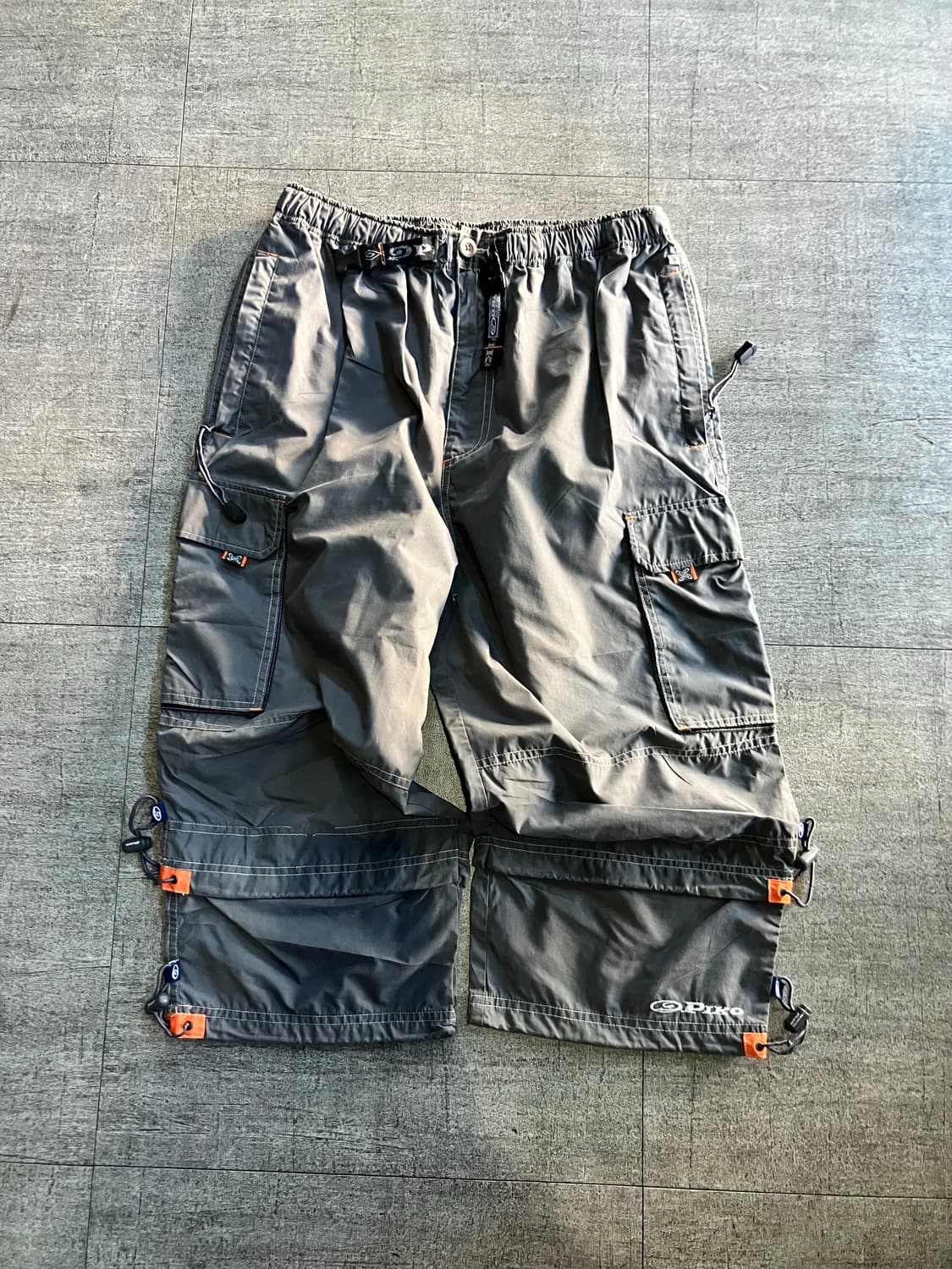 일본빈티지 Piko 올드스쿨아메카지 스트릿 조리개 버뮤다팬츠반바지 상품이미지1