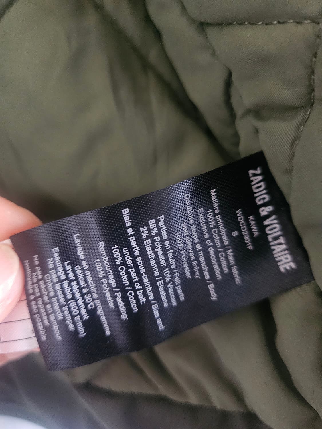 자딕앤볼테르 카키 자켓 상품이미지3