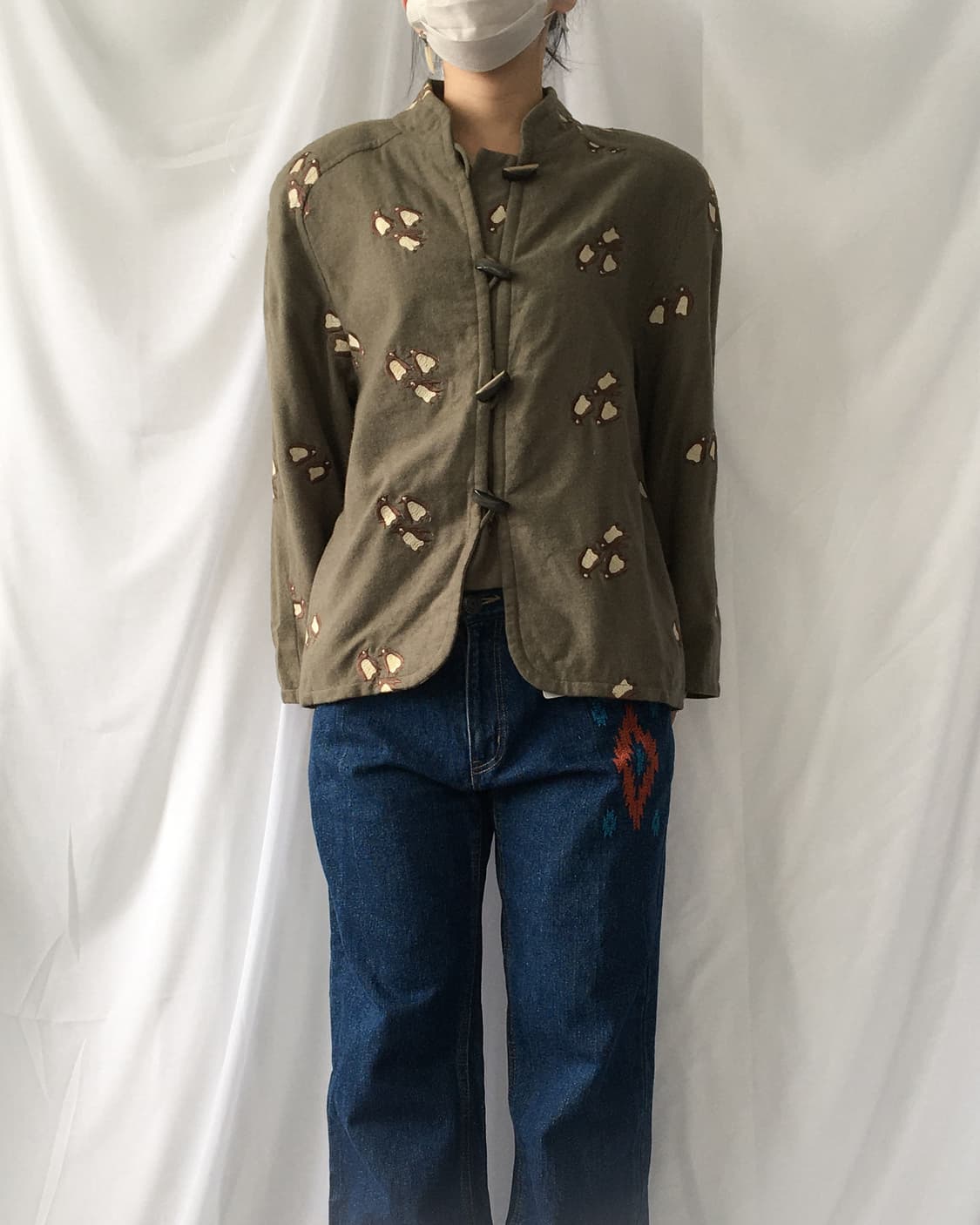 Penguin pattern jacket 상품이미지5