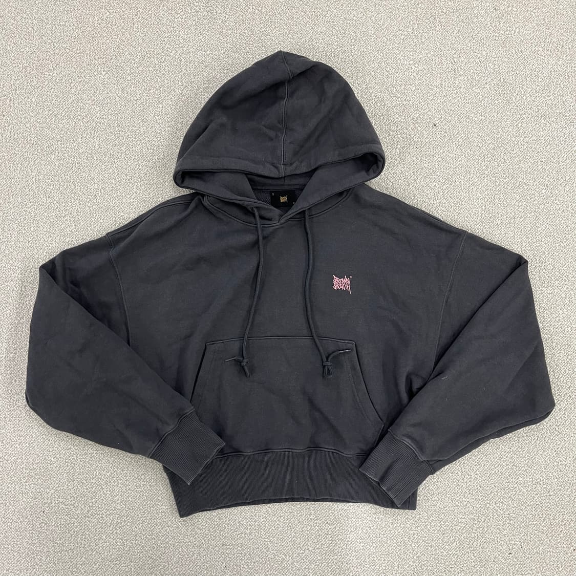 [S] 브라운브레스 차콜 여성 크롭 긴팔 후드 티셔츠 0120M1 상품이미지1