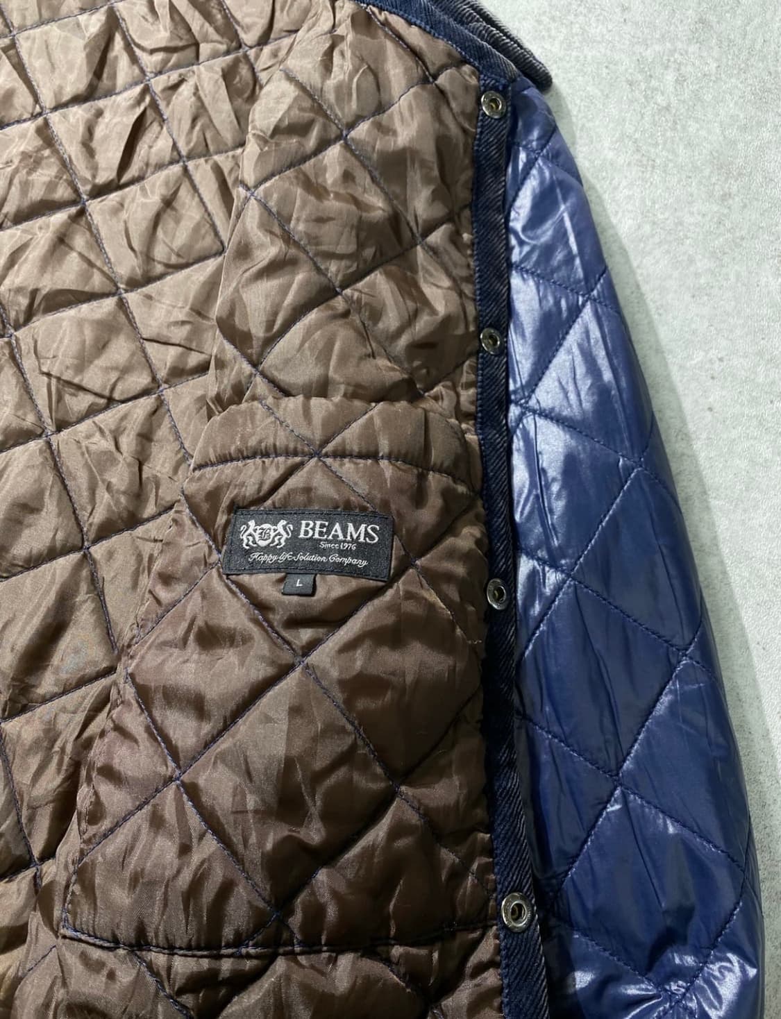 빔즈 도쿄 퀄팅 자켓 (L) 상품이미지3